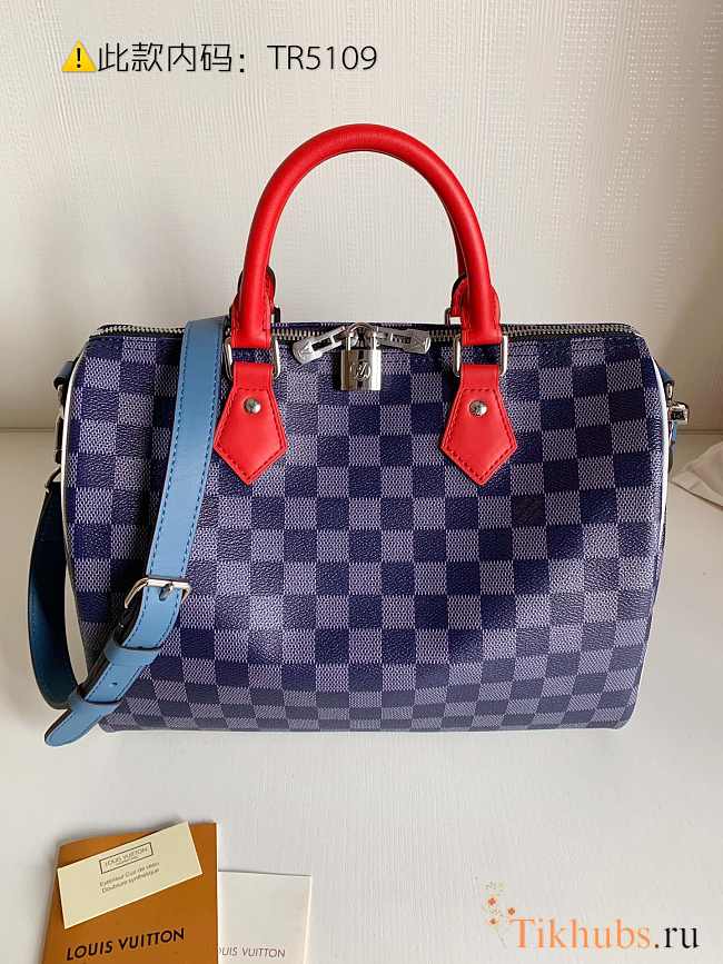 LV Speedy Latest Big Pillow Bag N44368 Size 30 - 1