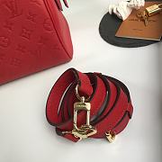 LV SPEEDY BANDOULIÈRE 25 Cherry Red M42399 Size 25x19x15 cm - 6