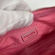 Prada Leather Shoulder Strap Hobo Bag Pink 1NE204 Size 23x13x5 cm - 4