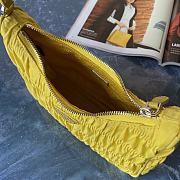 Prada Zou Ladies Nylon Shoulder Bag Yellow 1NE204 Size 22x17x6 cm - 2