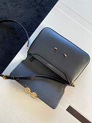 YSL Saint Laurent Le Maillon Satchel Bag Black 649795 Size 24x14.5x3.5 cm - 4