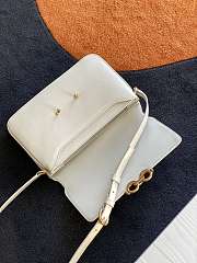 YSL Saint Laurent Le Maillon Satchel Bag White 649795 Size 24x14.5x3.5 cm - 2