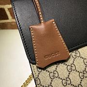 GUCCI Padlock Medium Gg Shoulder Bag Black 409486 Size 30 x 19 x 10 cm - 3