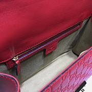 GUCCI Padlock Medium Gg Shoulder Bag Red Pressure 409486 Size 30 x 19 x 10 cm - 5