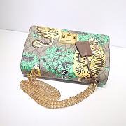 GUCCI Padlock Medium Gg Shoulder Bag Green Tiger 409486 Size 30 x 19 x 10 cm - 4