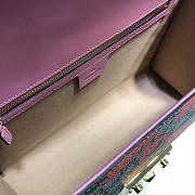 GUCCI Padlock Medium Gg Shoulder Bag Strawberry 409486 Size 30 x 19 x 10 cm - 6