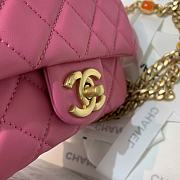 CHANEL Mini Flap Bag Pink AS2379 Size 17 x 12 x 8 cm - 6