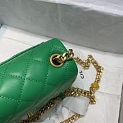 CHANEL Mini Flap Bag Green AS2379 Size 17 x 12 x 8 cm - 6