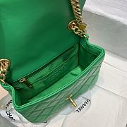 CHANEL Mini Flap Bag Green AS2379 Size 17 x 12 x 8 cm - 4