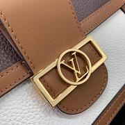 LV Métis Handbag Brown With White Full Leather M53838 Size 25×19×9 cm - 3