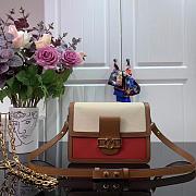 LV Métis Handbag Brown With Red Full Leather M53838 Size 25×19×9 cm - 1