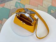 Louis Vuitton Capucines BB Bag Python Skin Yellow N95509 Size 27 x 18 x 9cm - 4