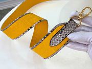 Louis Vuitton Capucines BB Bag Python Skin Yellow N95509 Size 27 x 18 x 9cm - 2