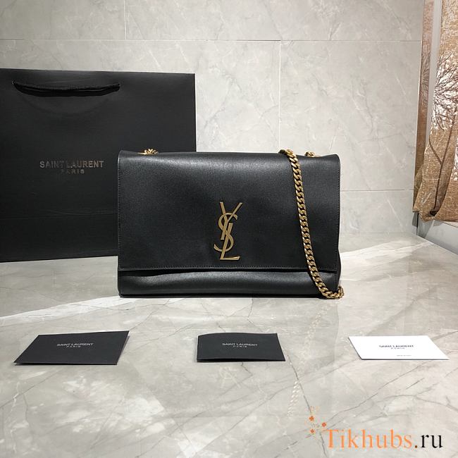 YSL Kate Small Black Leather 553804 Size 28.5x20x6 cm - 1