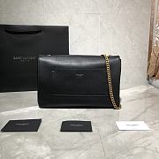 YSL Kate Small Black Leather 553804 Size 28.5x20x6 cm - 6