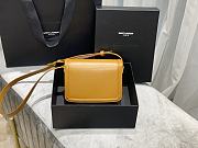 YSL Solferino Satchel In Box Leather Caramel 634306 Size 19x13x5 cm - 4