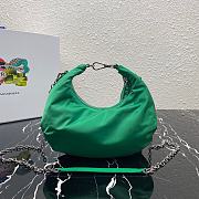 Prada Re-Edition 2006 Nylon Bag Green 1BH172 24x16x7 cm - 2