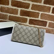 GUCCI Horsebit 1955 Zip Around Wallet Brown PVC/ Beige 621888 Size 19 x 10 x 2.5 cm - 6