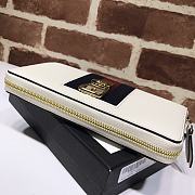 GUCCI Large Zip Around Wallet Sylvie Meter White 476083 Size 19 x 10 x 2.5 cm - 2