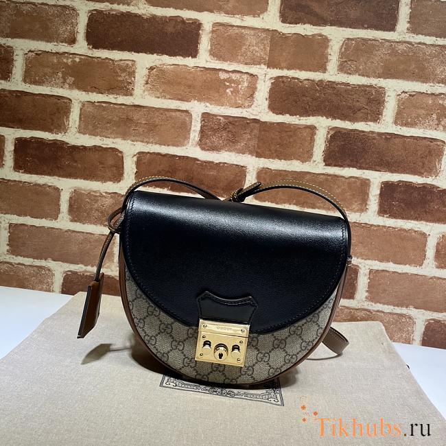 Padlock Small Shoulder Bag 644524 Brown Size 22 x 19.5 x 6.5 cm - 1