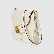 GUCCI Small Messenger Bag With White Full Leather 648934 Size 23.5 x 17.5 x 5 cm - 6