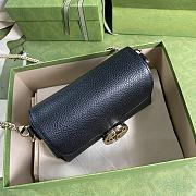 GUCCI Small Interlocking G Shoulder Bag Black 607720 Size 22 x 15 x 7 cm - 4