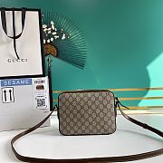 GUCCI Horsebit 1955 Small Gg Supreme Brown 645454 Size 22.5 x 17 x 6.5 cm - 5