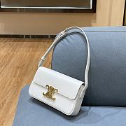 CELINE Arc De Triomphe Armpit Bag White BF4 Size 20 × 10 × 4 cm - 5