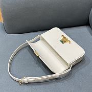 CELINE Arc De Triomphe Armpit Bag White BF4 Size 20 × 10 × 4 cm - 2