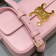 CELINE Arc De Triomphe Armpit Bag Pink BF4 Size 20 × 10 × 4 cm - 6