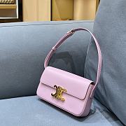 CELINE Arc De Triomphe Armpit Bag Pink BF4 Size 20 × 10 × 4 cm - 5