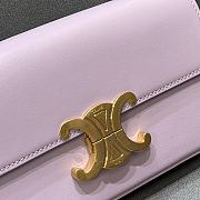 CELINE Arc De Triomphe Armpit Bag Lilac Purple BF4 Size 20 × 10 × 4 cm - 6