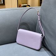 CELINE Arc De Triomphe Armpit Bag Lilac Purple BF4 Size 20 × 10 × 4 cm - 3