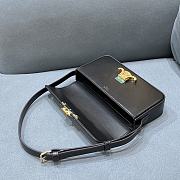 CELINE Arc De Triomphe Armpit Bag Black BF4 Size 20 × 10 × 4 cm - 4