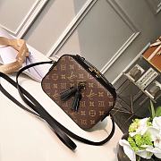 LOUIS VUITTON Monogram Saintonge Black M43555 Size 22 x 16 x 8 cm  - 5