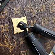 LOUIS VUITTON Monogram Saintonge Black M43555 Size 22 x 16 x 8 cm  - 4