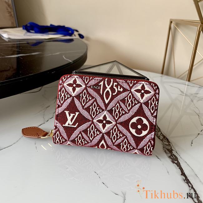 LV ZIPPY Coin Purse Red M69997 Size 11 x 8.5 x 2 cm - 1