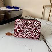 LV ZIPPY Coin Purse Red M69997 Size 11 x 8.5 x 2 cm - 1