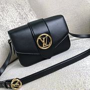 LV Pont 9 Black M55948 Size 23 x 15 x 8 cm - 1