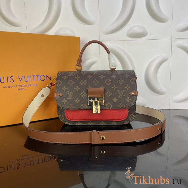 LOUIS VUITTON Message Bag Red M44353 Size 26 x 19 x 9.5 cm - 1