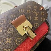 LOUIS VUITTON Message Bag Red M44353 Size 26 x 19 x 9.5 cm - 2