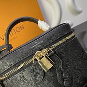 LV Vanity Small Handbag Black M45608 Size 19 x 13 x 11 cm - 3