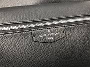 LV Cross Pattern School Bag Black M33450 Size 37 x 40 x 20 cm - 2