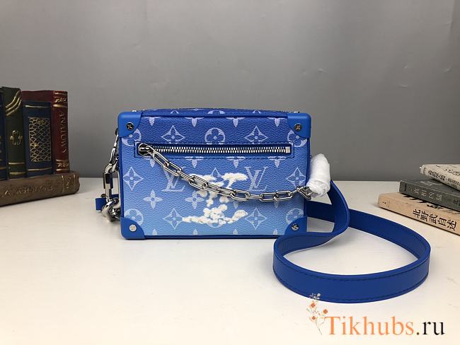 LV Mini Soft Trunk in Blue M45433 Size 18.5 x 13 x 8 cm - 1