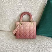 DIOR Lady Pink 6677 Size 20 × 16.5 × 8 cm - 4