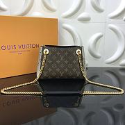 LV Surene BB Handbag Monogram Coated Canvas And Python Skin M43777 Size 24 x 17 x 11 cm - 1