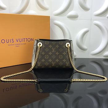 LV Surene BB Handbag Monogram Coated Canvas And Python Skin M43777 Size 24 x 17 x 11 cm