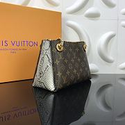 LV Surene BB Handbag Monogram Coated Canvas And Python Skin M43777 Size 24 x 17 x 11 cm - 3