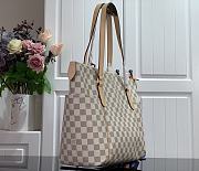 LV Medium Handbag Monogram Canvas White M56689 Size 33 x 17 x 28.5 cm - 3