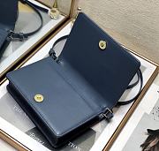 DIOR Lady Dior Clutch Blue 2261 Size 18 x 12 x 3 cm - 5